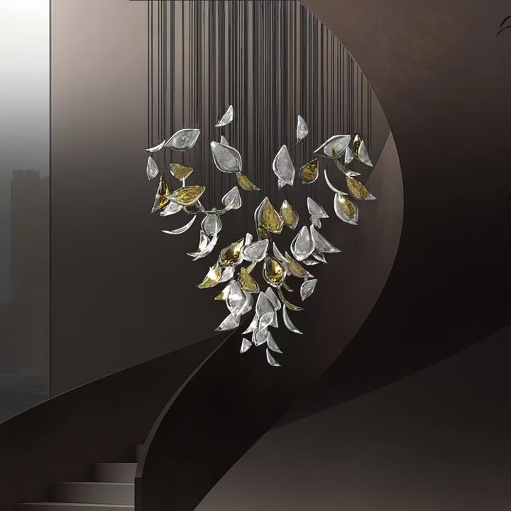 Avynen lampadario in Cristallo Petalo