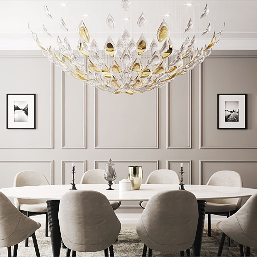 Avynen lampadario in Cristallo Petalo
