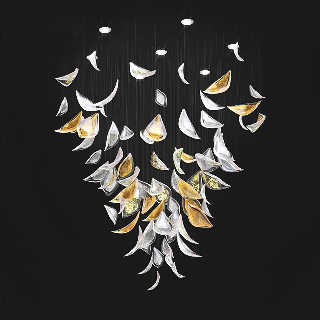Avynen lampadario in Cristallo Petalo