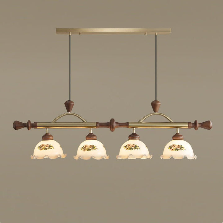 Valcrest lampada a sospensione con motivo floreale multicolore
