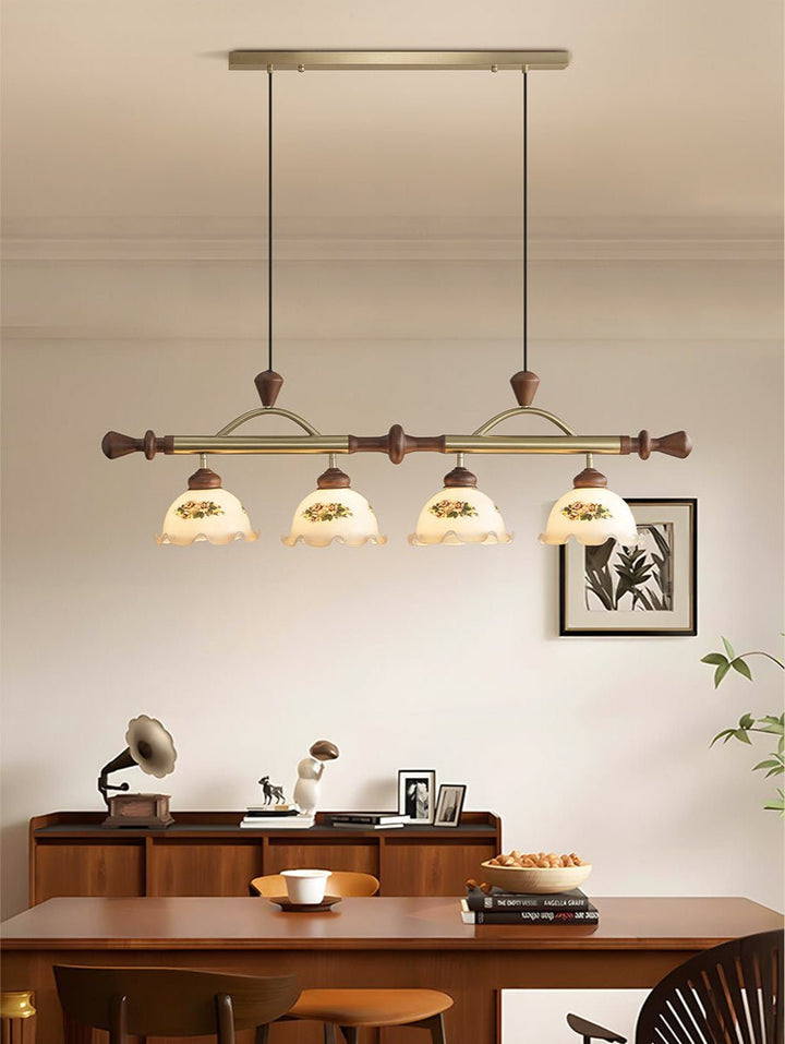 Valcrest lampada a sospensione con motivo floreale multicolore