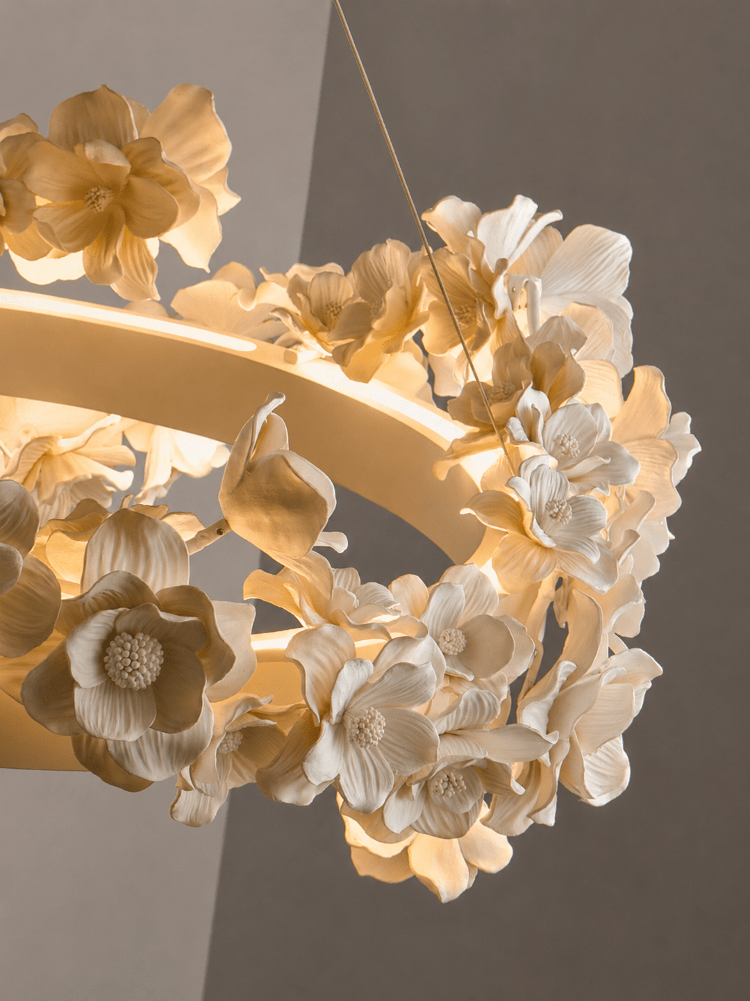Floral Wreath lampadario floreale
