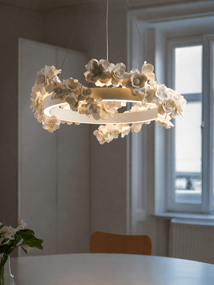 Floral Wreath lampadario floreale