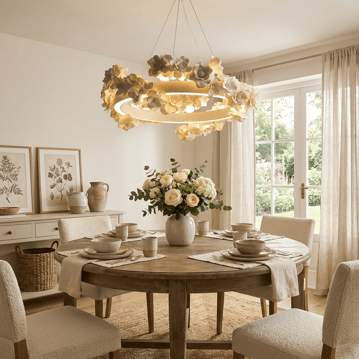 Floral Wreath lampadario floreale