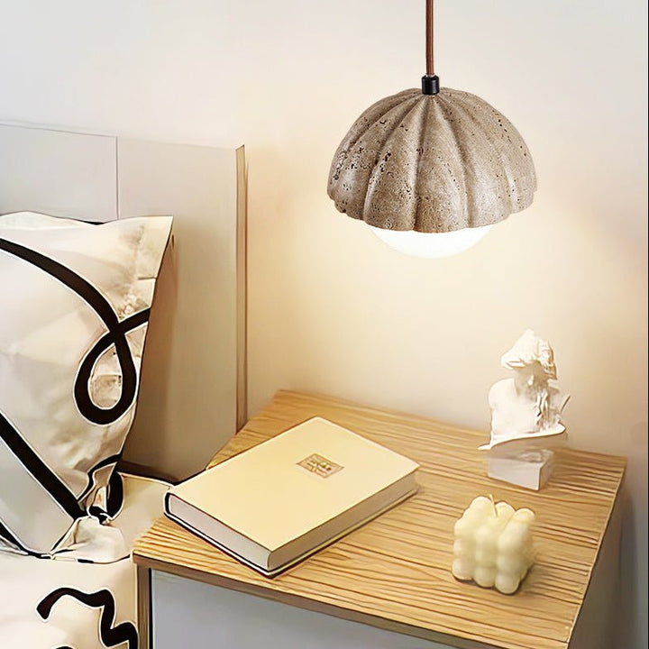 Marovek lampada a sospensione Fluted Orb a globo