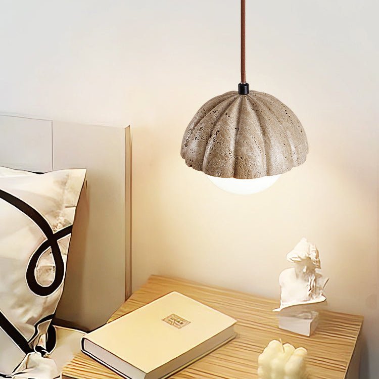 Marovek lampada a sospensione Fluted Orb a globo