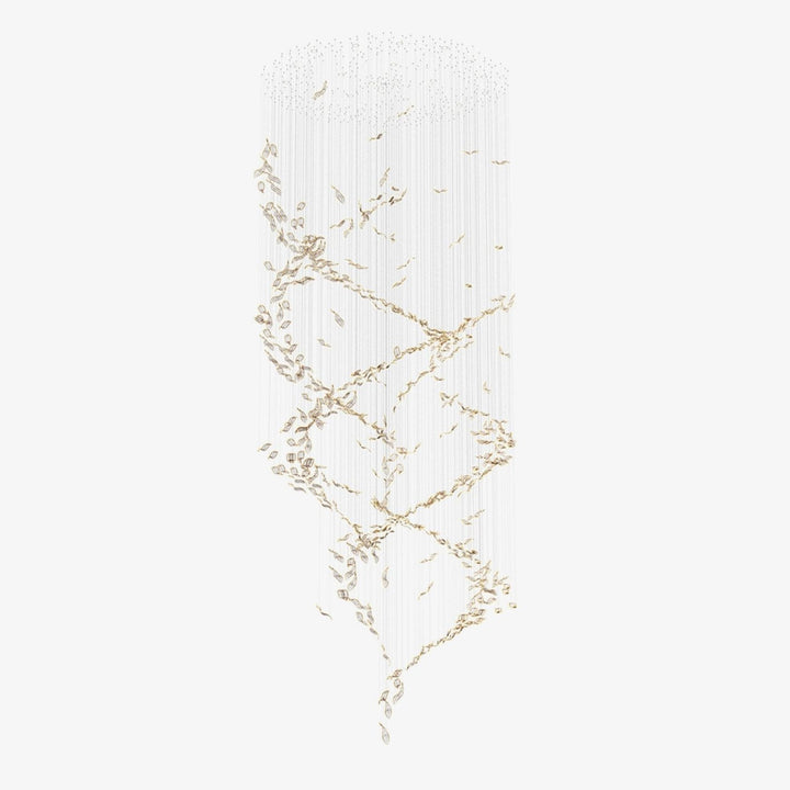 Velelora lampadario Cascading Leaf Luxe