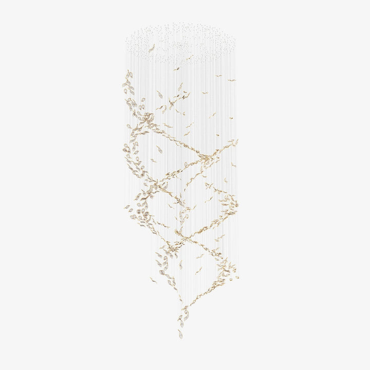 Velelora lampadario Cascading Leaf Luxe