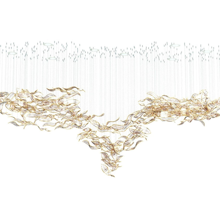 Velelora lampadario Cascading Leaf Luxe