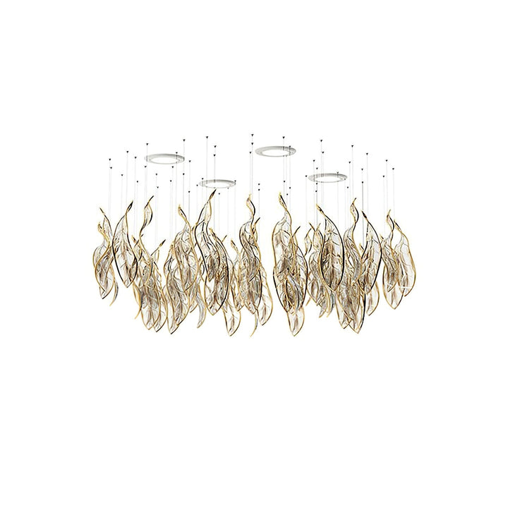 Velelora lampadario Cascading Leaf Luxe