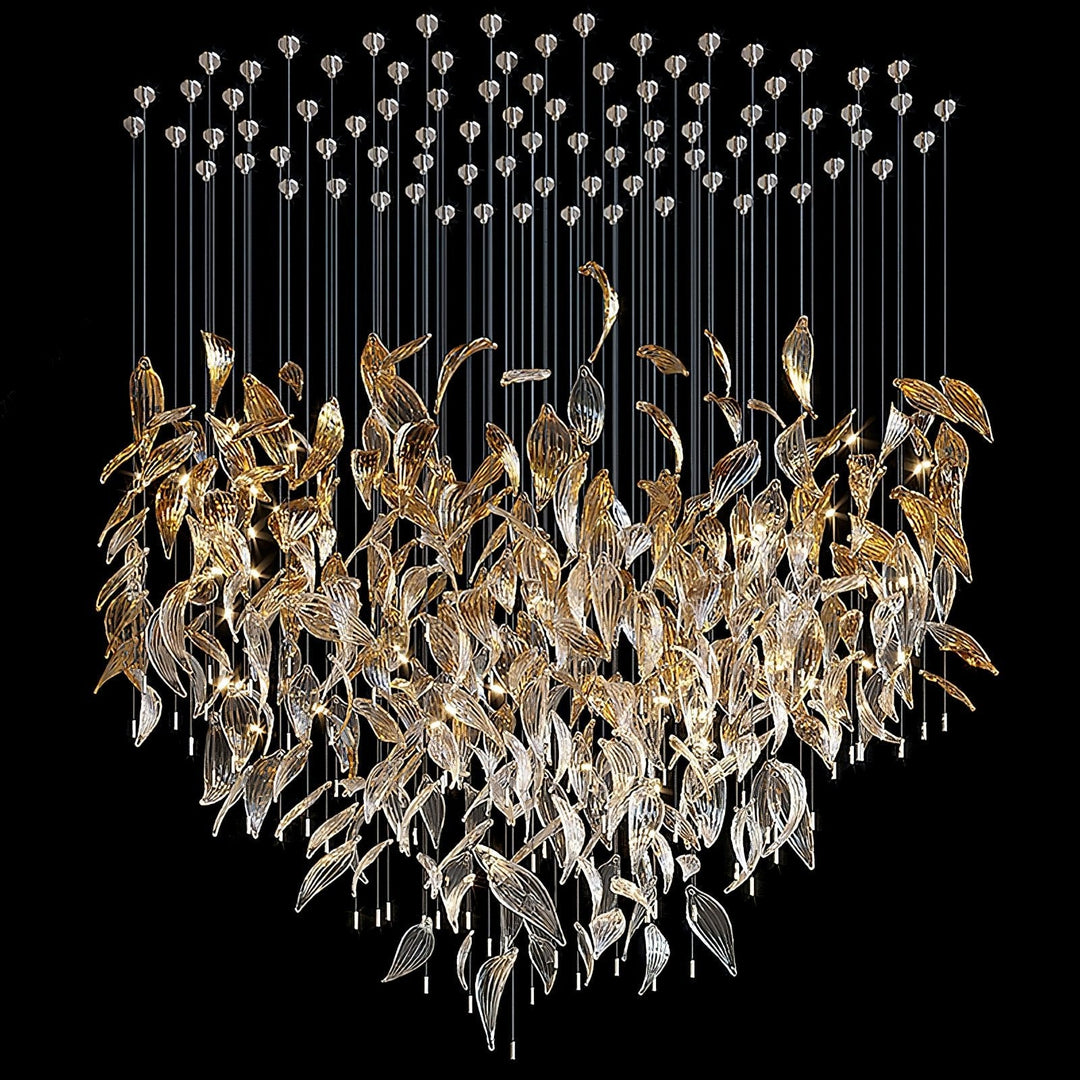 Velelora lampadario Cascading Leaf Luxe