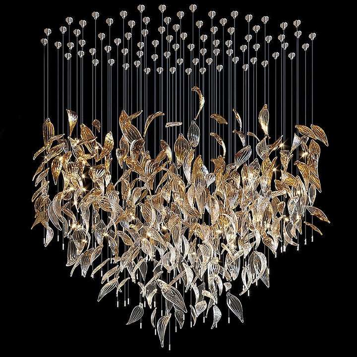 Velelora lampadario Cascading Leaf Luxe