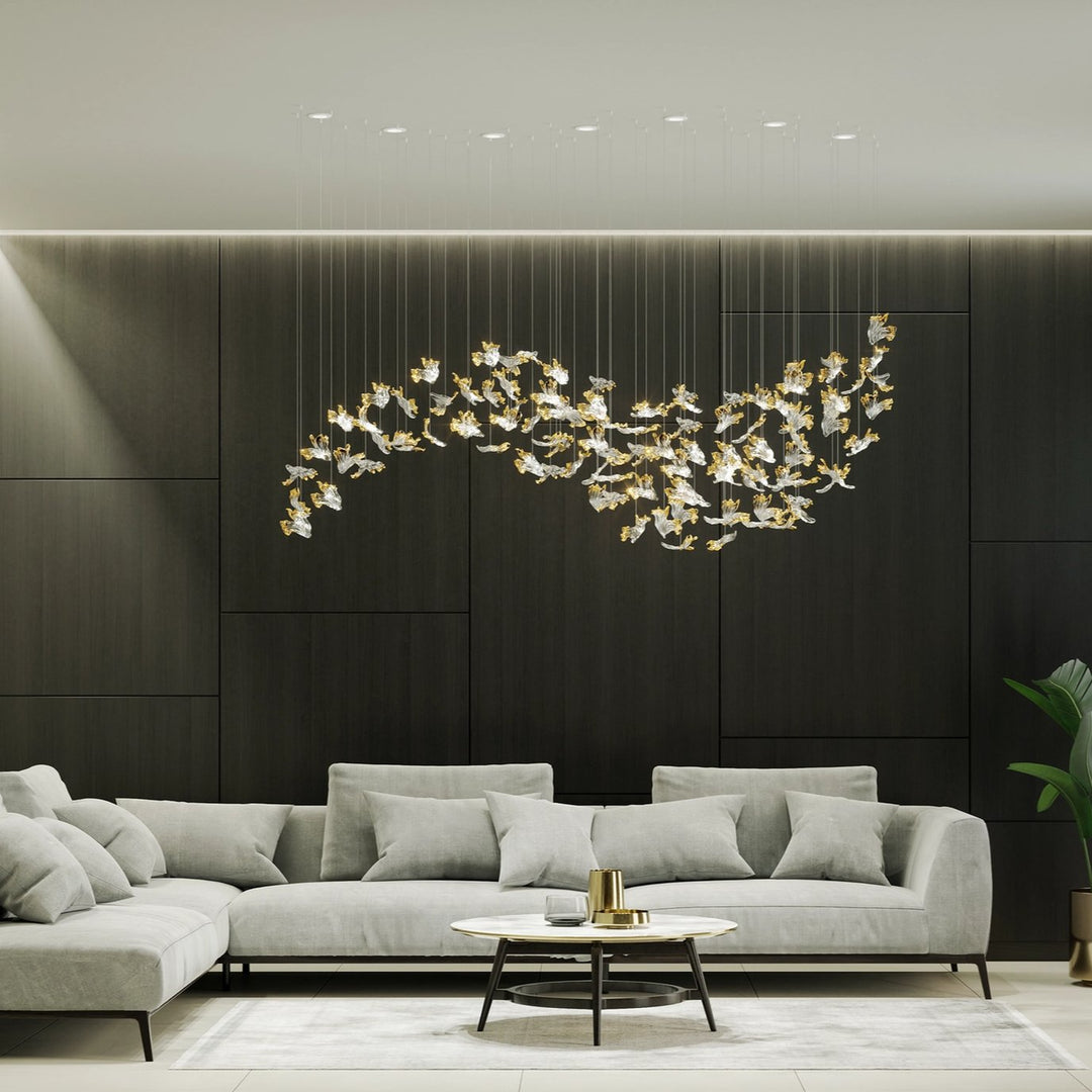 Citalora lampada a sospensione Crystal grappolo lampadario