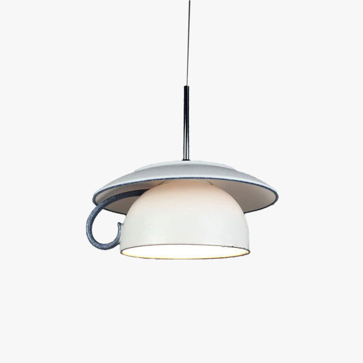Valentina Nordic Tazza Ceramica LED Lampade a Sospensione Camera da Letto