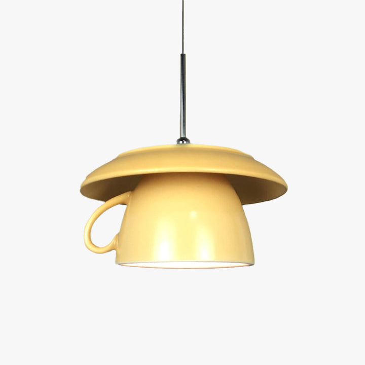 Valentina Pop Arte Tazza Ceramica LED Lampade a Sospensione Studio