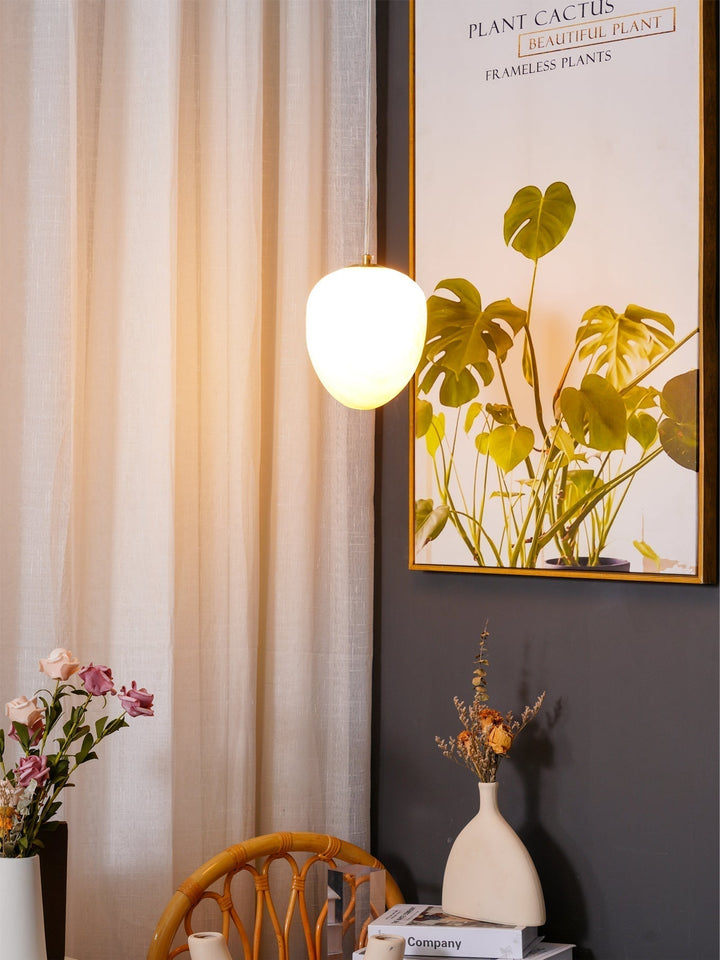 Ralen lampada a sospensione alabastro ottone Eleganza