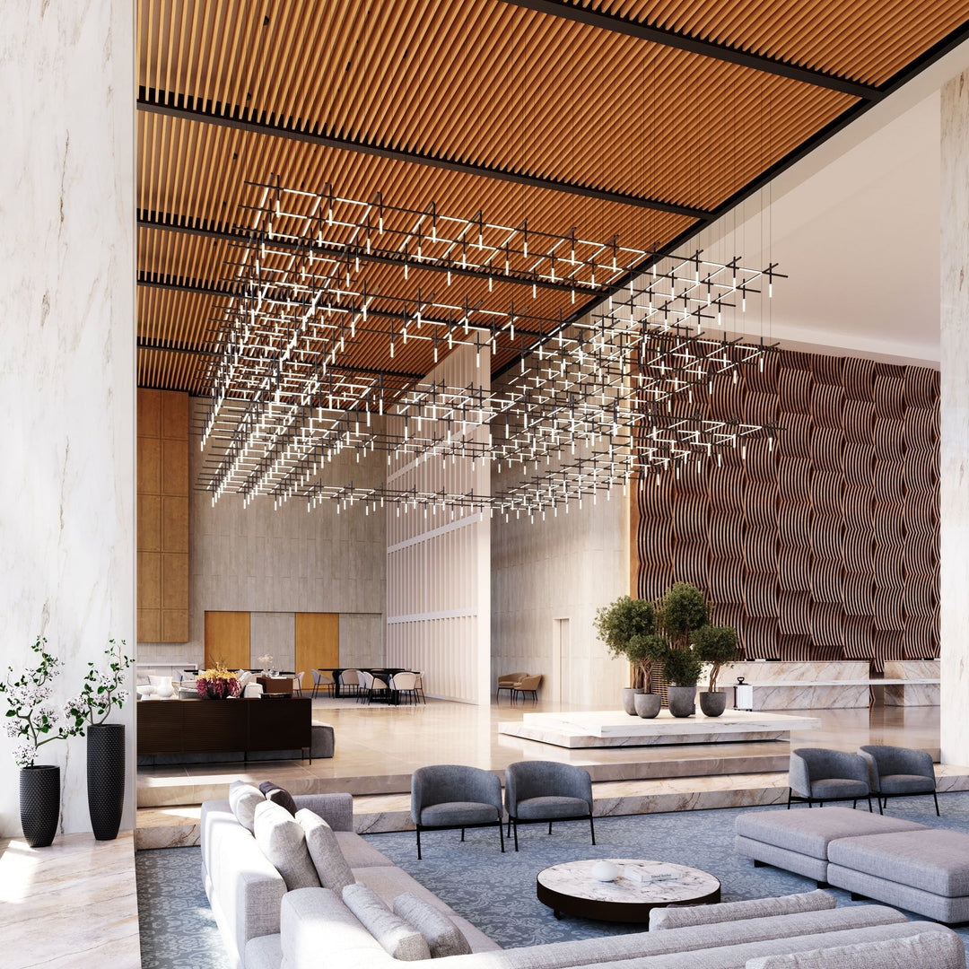 Geometric Linear lampada a sospensione