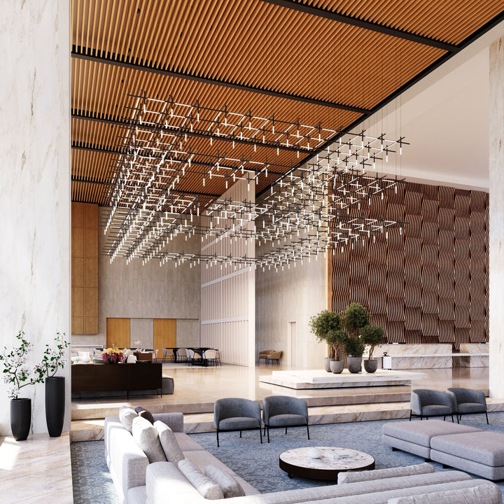 Geometric Linear lampada a sospensione