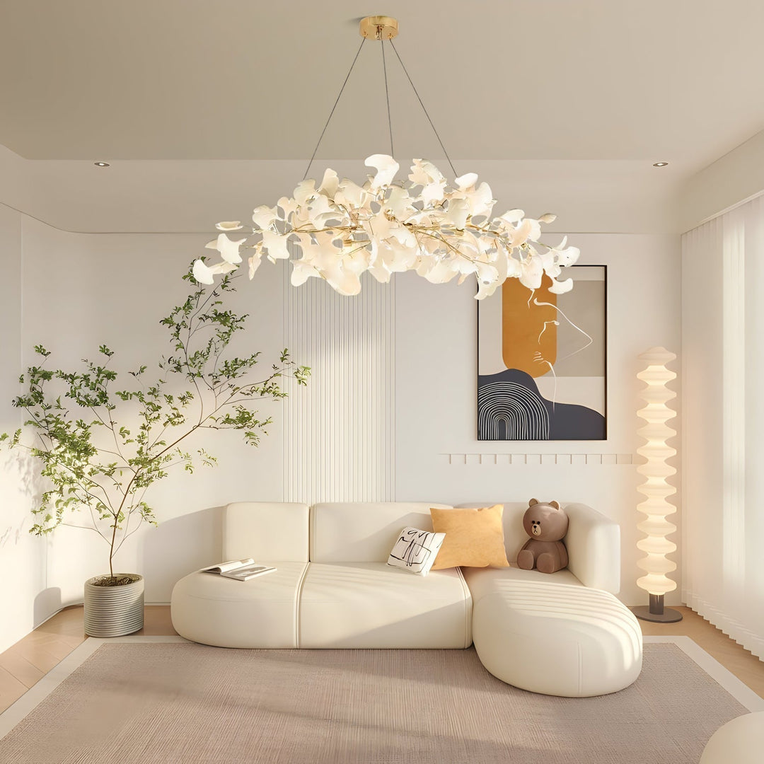 Olivia Moderni Design LED Lampadari Unico Ginkgo Biloba Metallo Soggiorno/Camera da Letto
