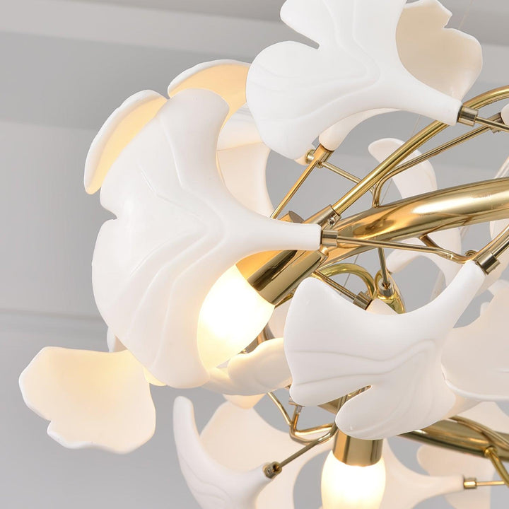 Vashayra lampadario in Conchiglia di Capiz con Parapetto Fiorale floreale