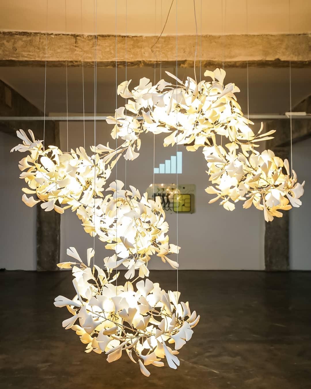 Bough Zephyr Ceramics lampadario