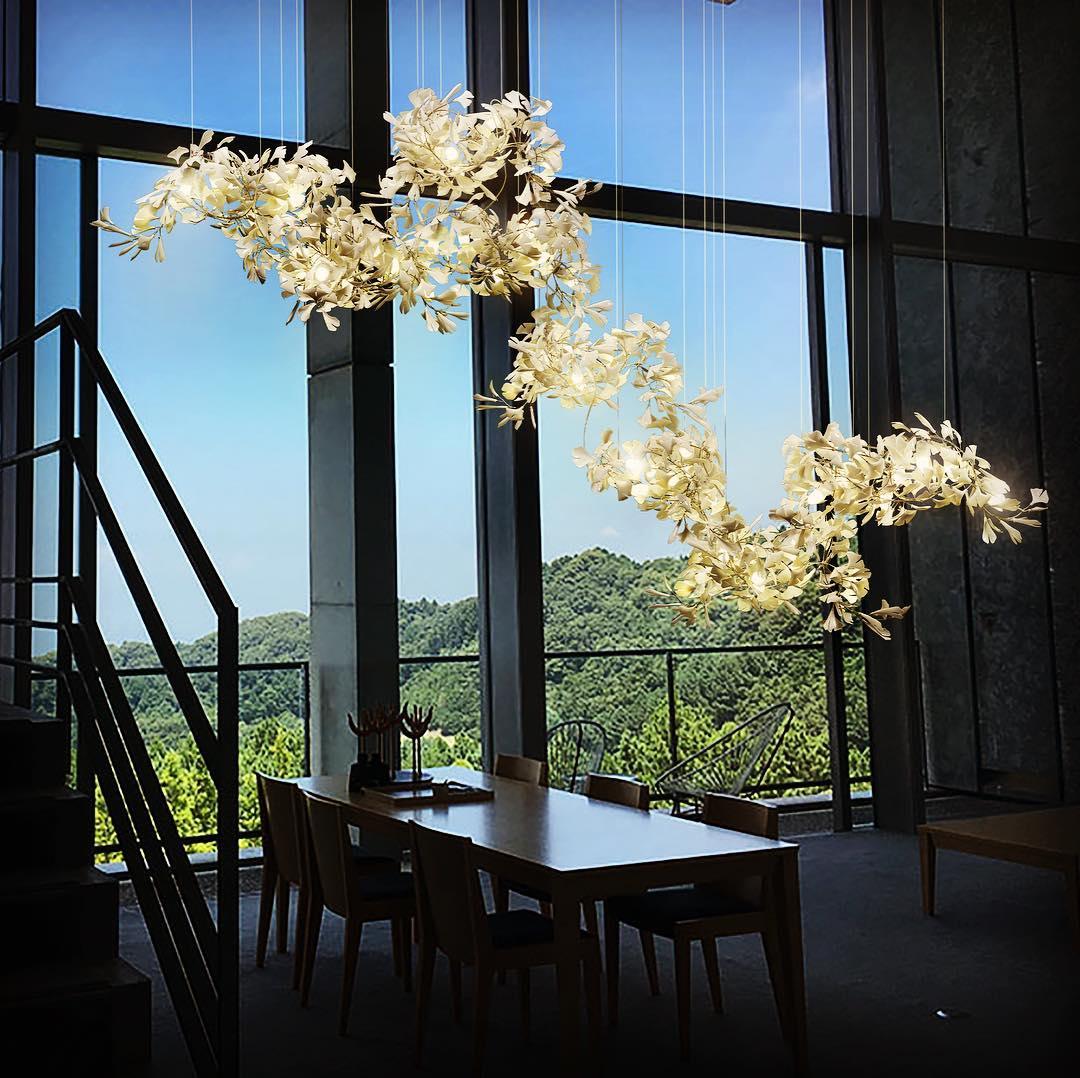 Ginkgo lampadario grappolo