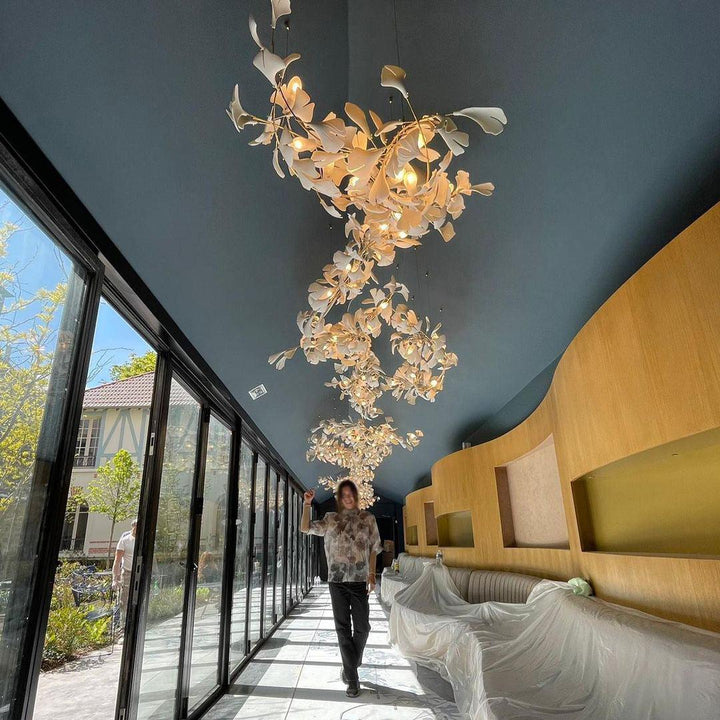 Cerivissa lampadario Gingko in Ceramica Combinato