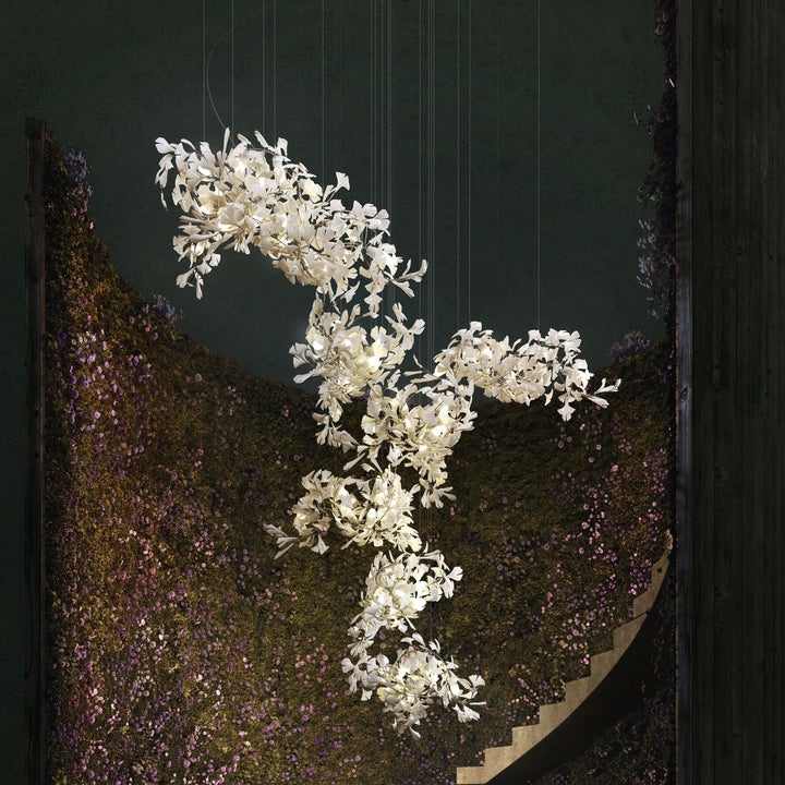 Cerivissa lampadario Gingko in Ceramica Combinato