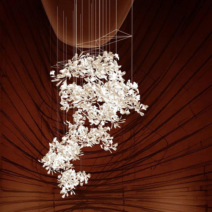 Cerivissa lampadario Gingko in Ceramica Combinato