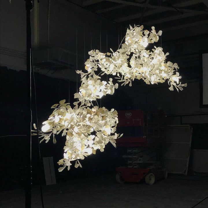 Cerivissa lampadario Gingko in Ceramica Combinato