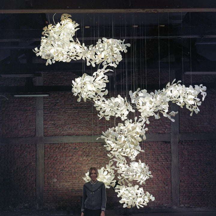 Cerivissa lampadario Gingko in Ceramica Combinato