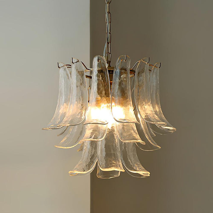 Celiian lampadario petali in vetro di Murano vintage