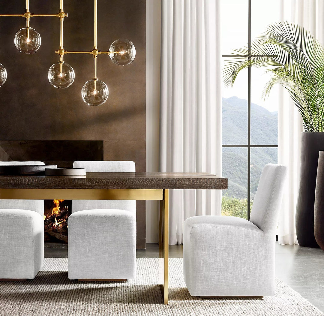 Orbit lampadario contemporaneo in vetro