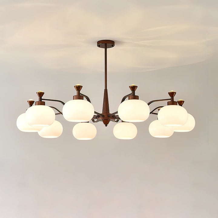 Rivaliel lampadario a sfera con spot