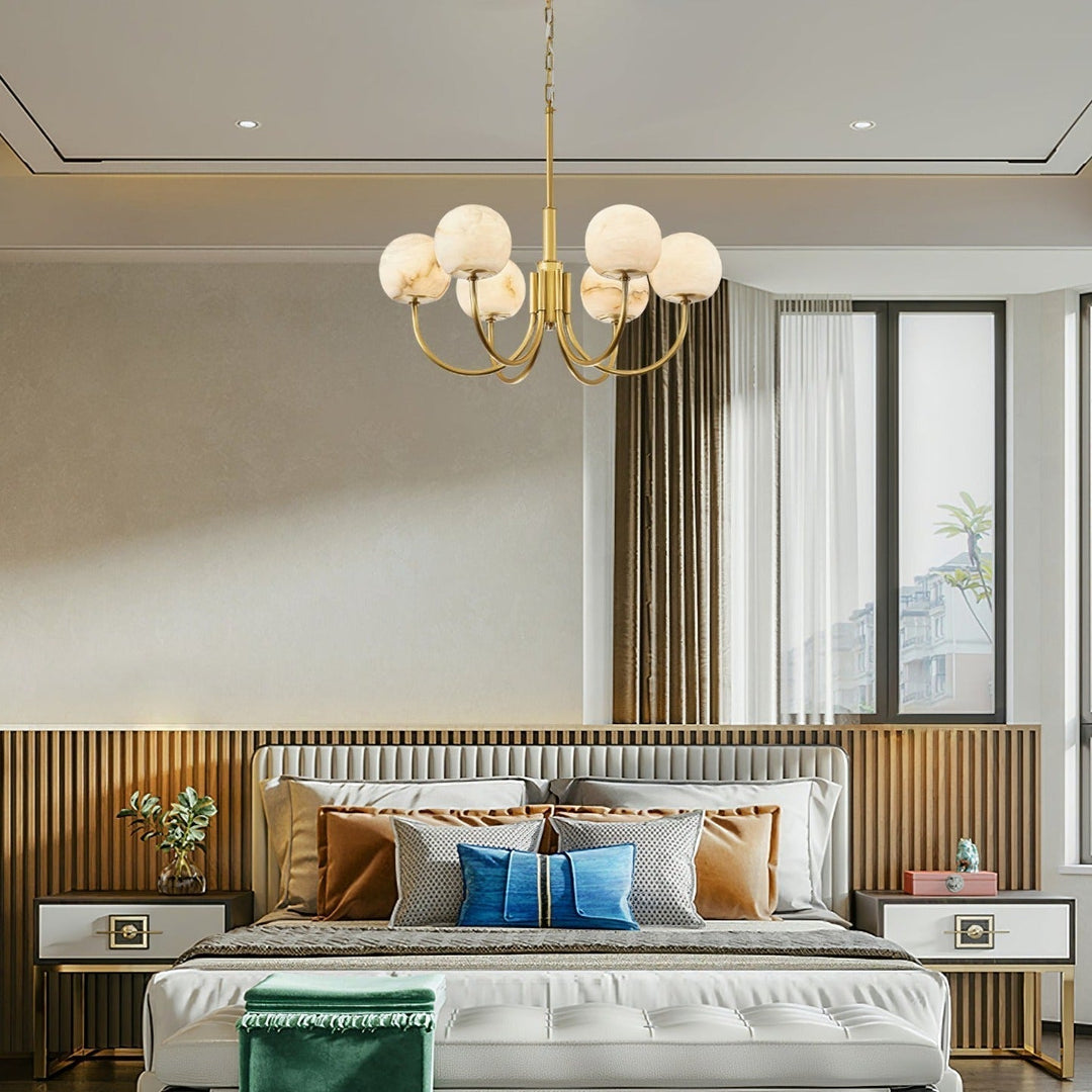 Lampadario alabastro Luxury