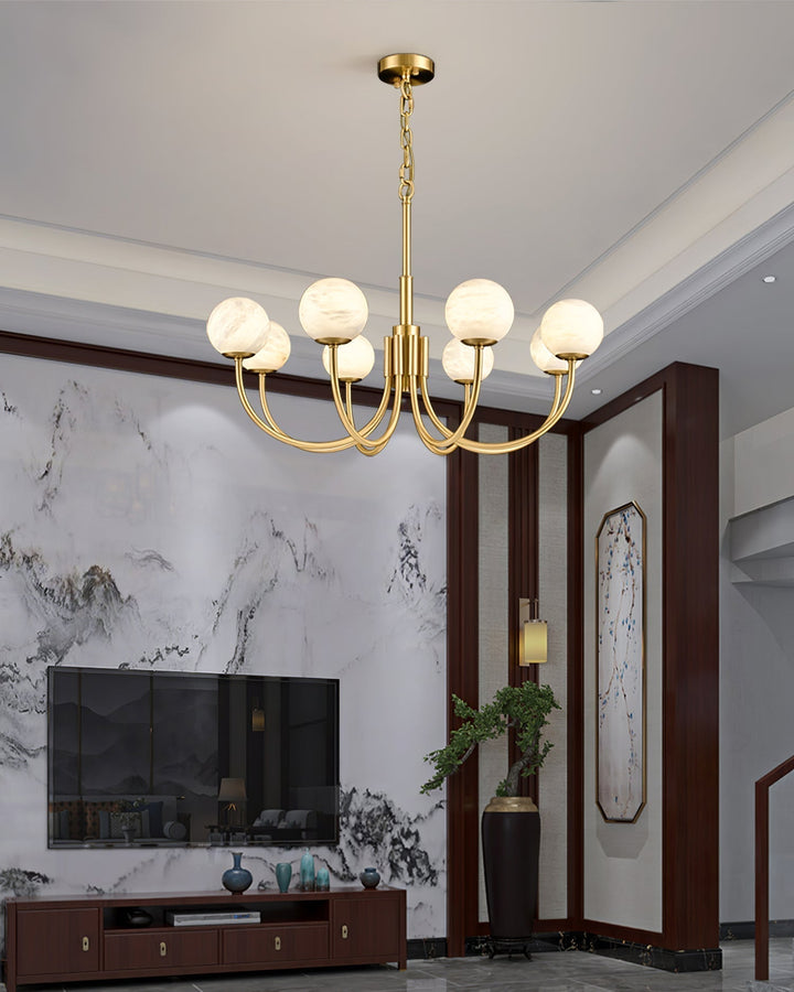 Lampadario alabastro Luxury