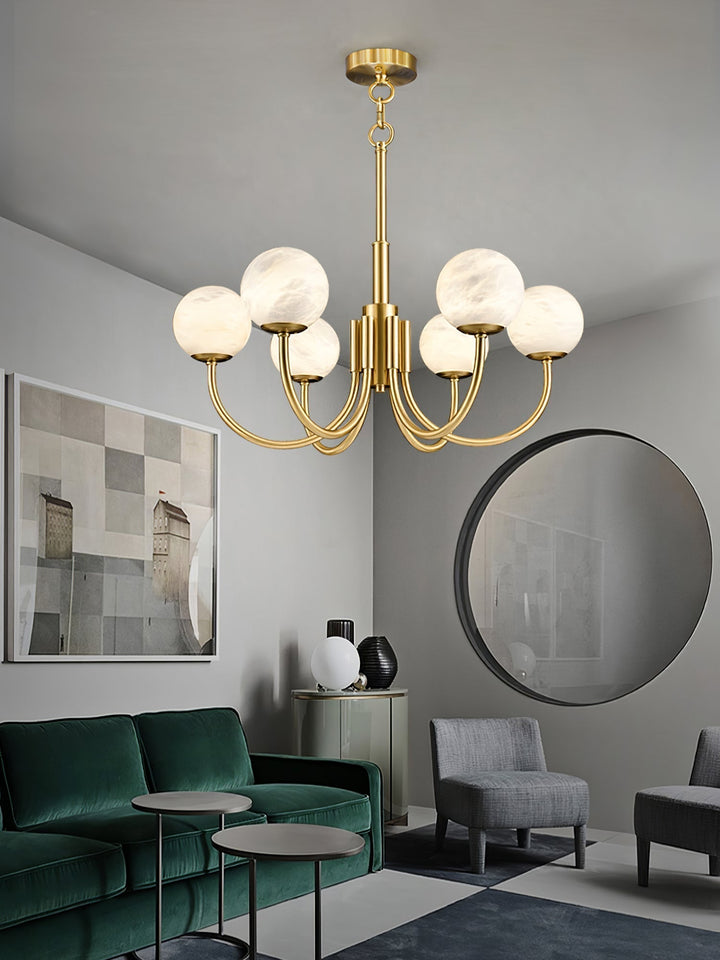 Lampadario alabastro Luxury