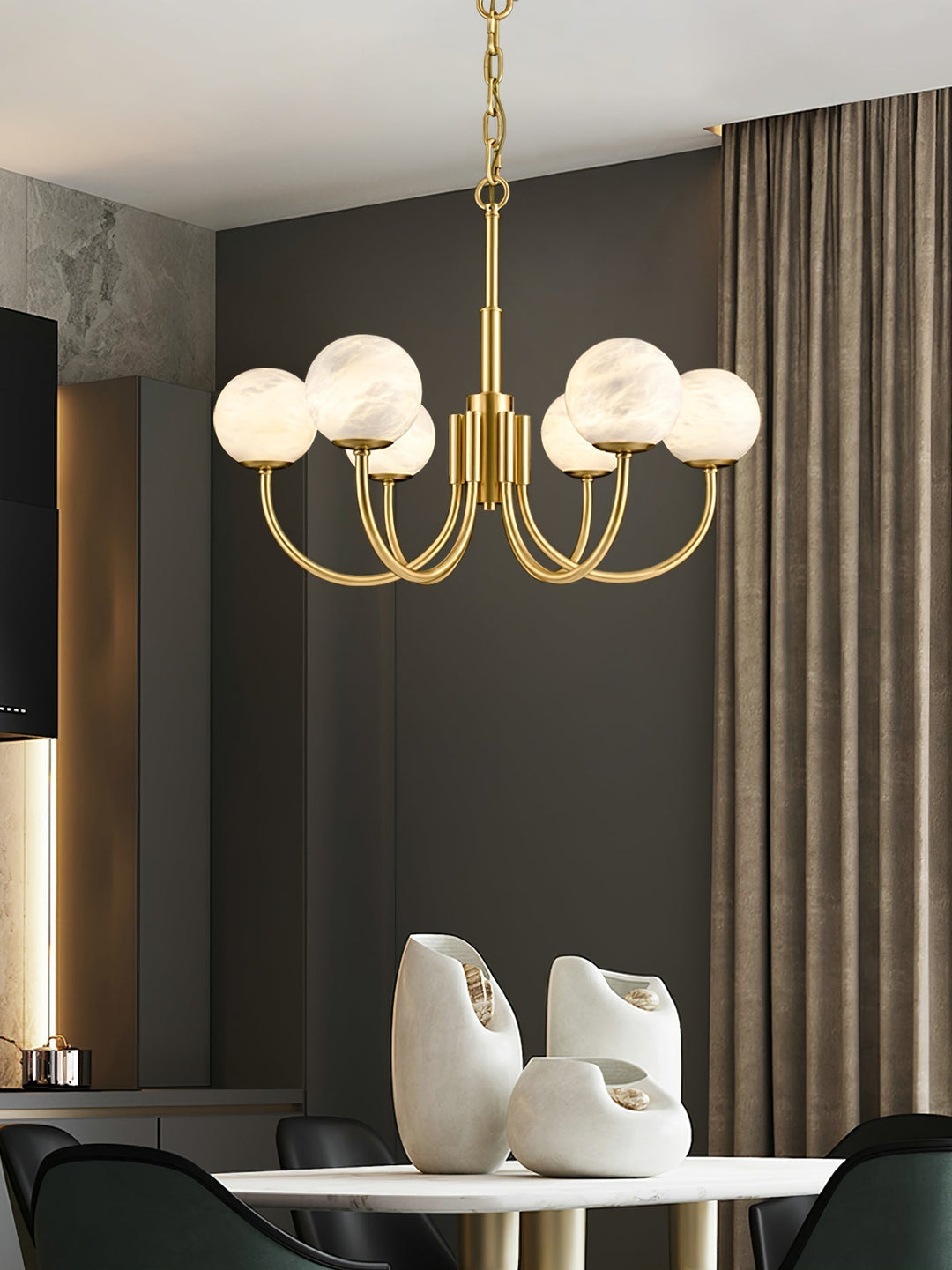 Lampadario alabastro Luxury