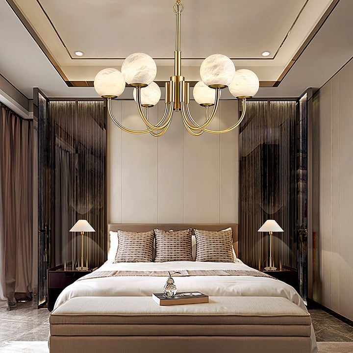 Lampadario alabastro Luxury