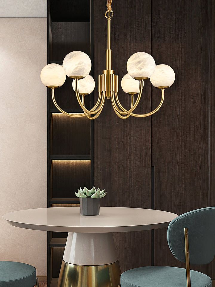 Lampadario alabastro Luxury