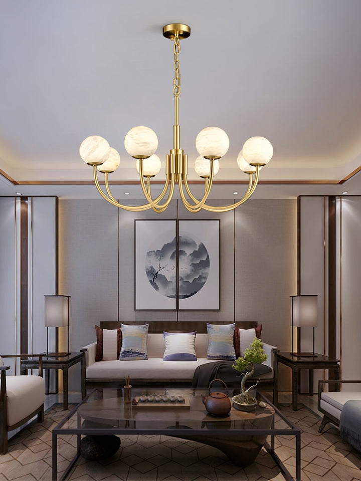 Lampadario alabastro Luxury
