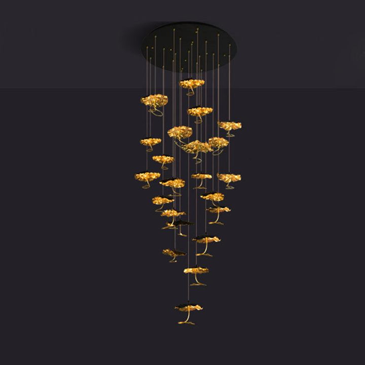 Aureate Cloud ottone grappolo lampadario