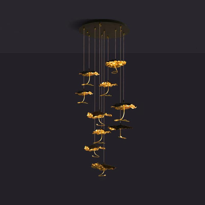 Aureate Cloud ottone grappolo lampadario