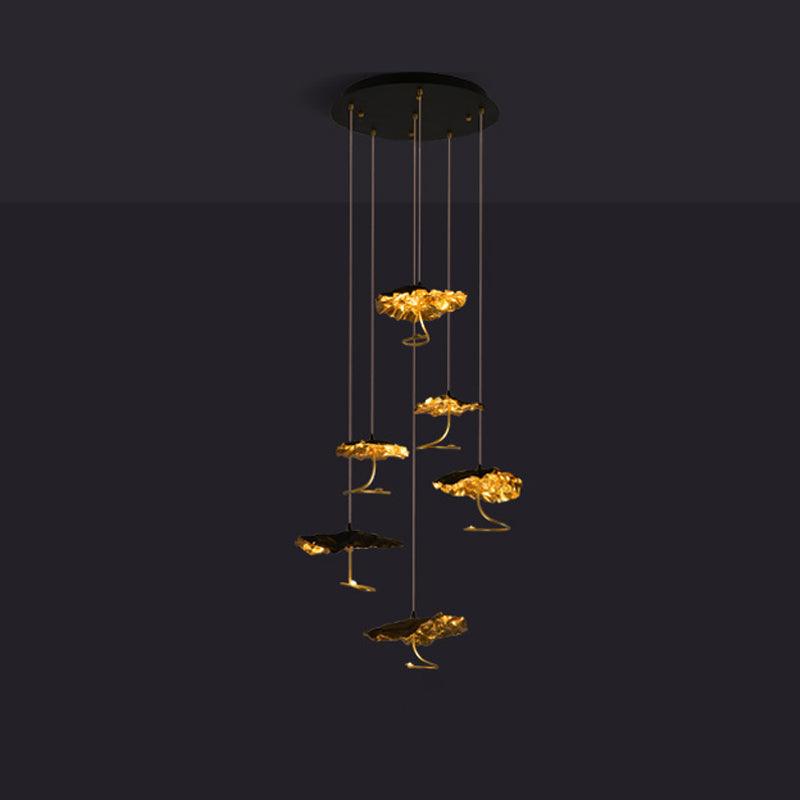 Aureate Cloud ottone grappolo lampadario