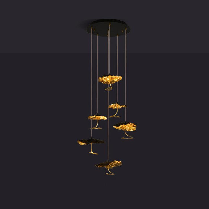 Aureate Cloud ottone grappolo lampadario