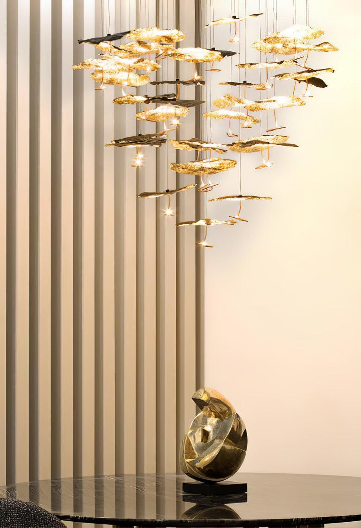 Aureate Cloud ottone grappolo lampadario