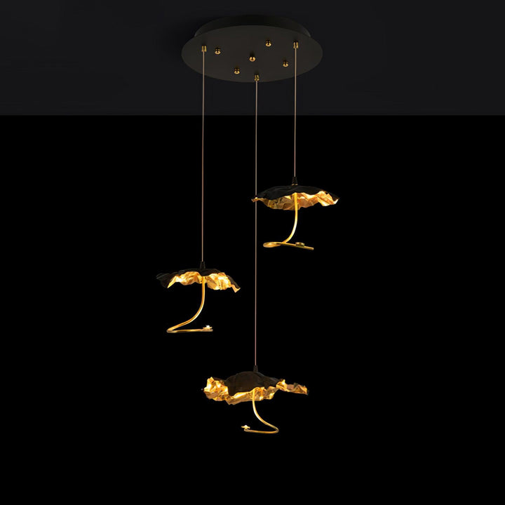 Aureate Cloud ottone grappolo lampadario