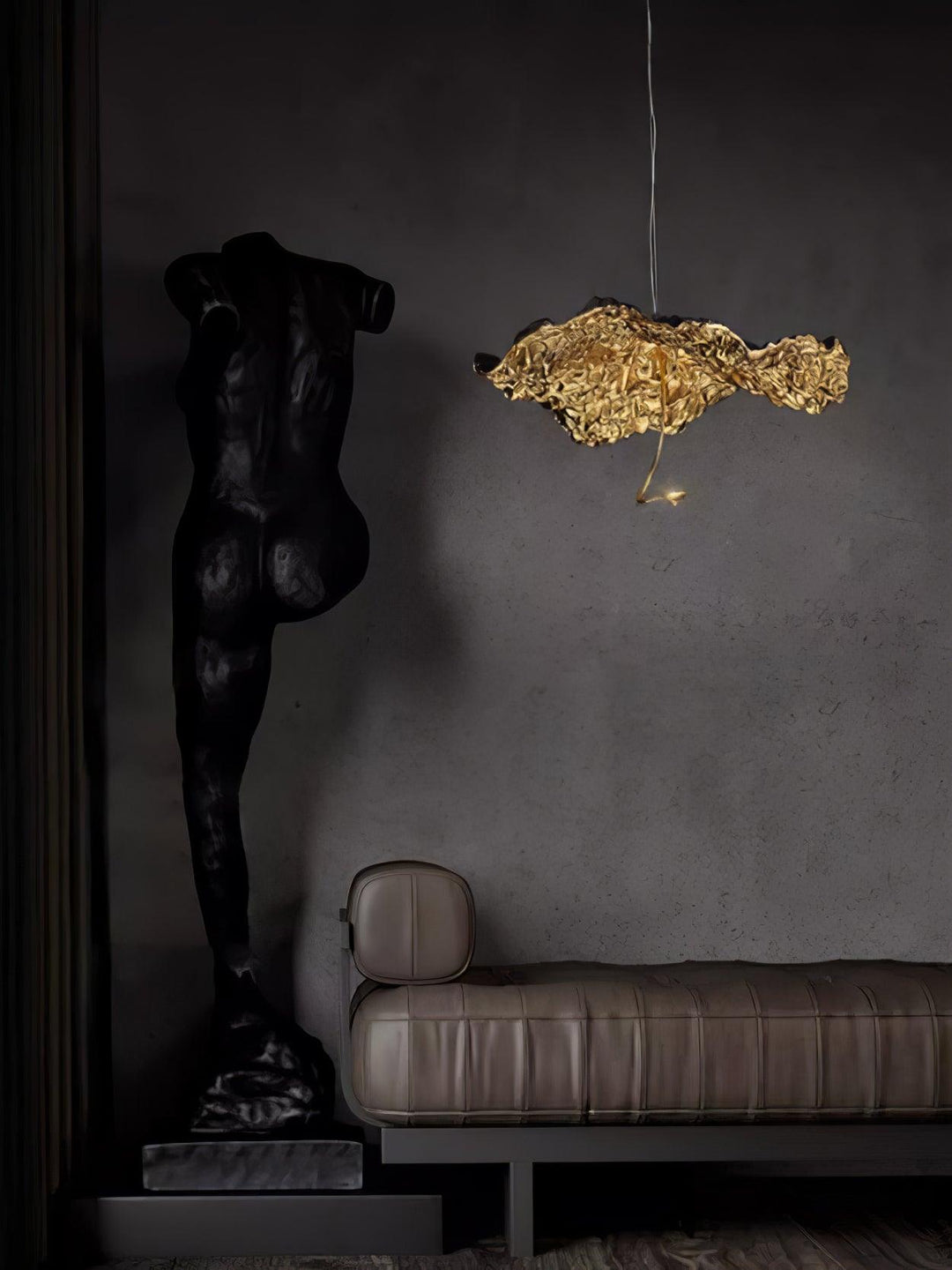 Aureate Cloud ottone grappolo lampadario