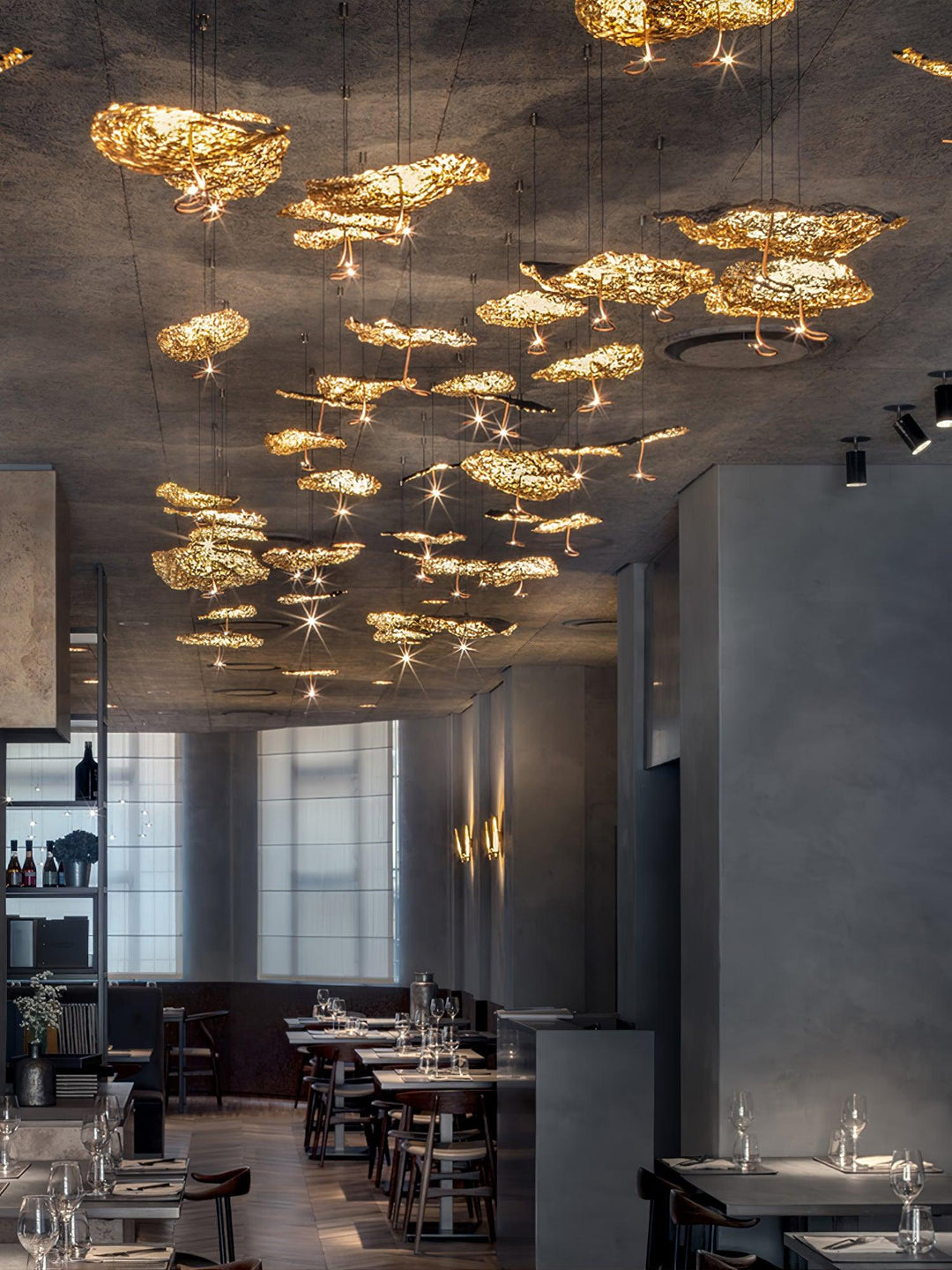 Aureate Cloud ottone grappolo lampadario