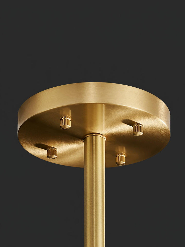Solivian lampadario Oro Asta Trasparente elegante